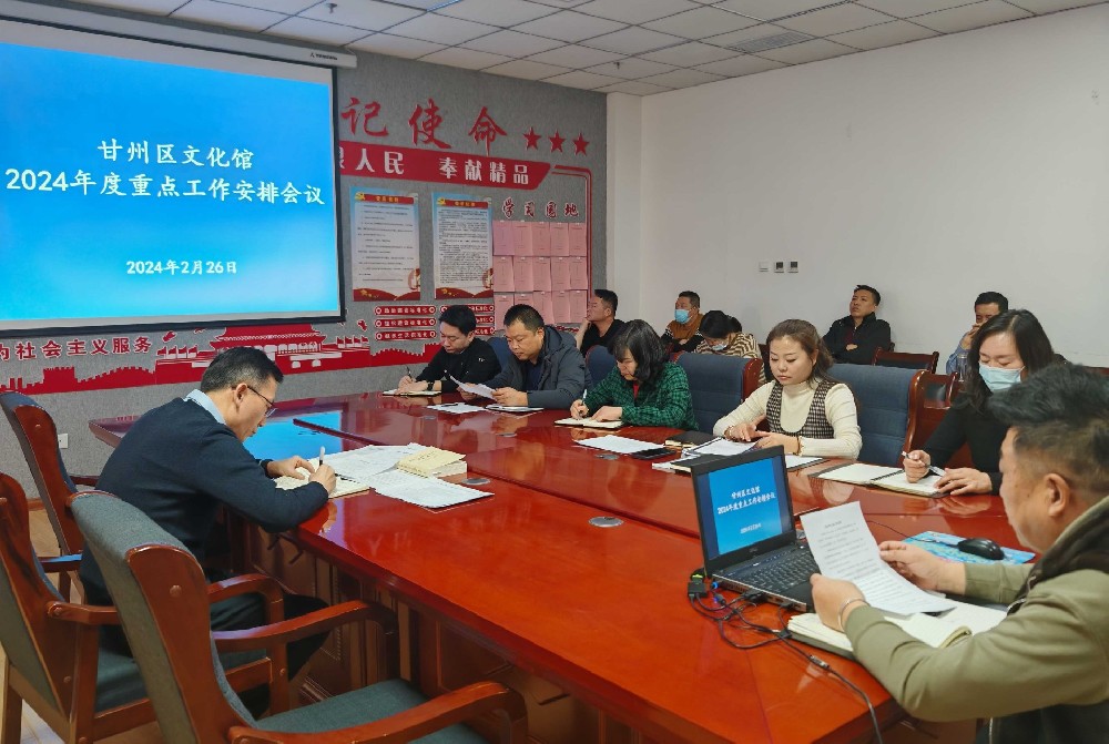 【本馆动态】甘州区文化馆召开2024年度重点工作安排会